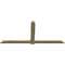 Ekena Millwork Eugene Rough Sawn Timber Gable Bracket, Douglas Fir, 96"W x 44"H x 2"D x 6"F, 11/12 Pitch GBW096X44X0206EUG00RDF - alternate 4